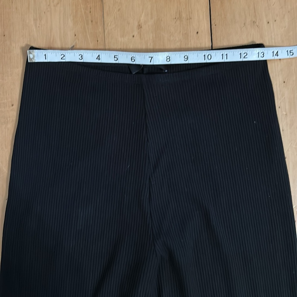 Reformation Ribbed Black Pants - Picture 2 of 6